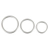 You2Toys Lot de 3 cockrings Silicone Thin Ring Gris